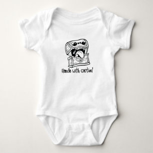 "Handle with Caution!" Baby Bodysuit
