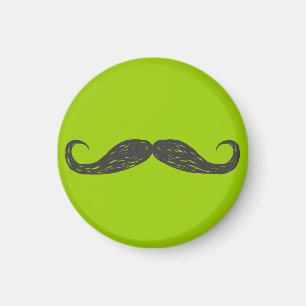Handlebar Moustache Chic Magnet