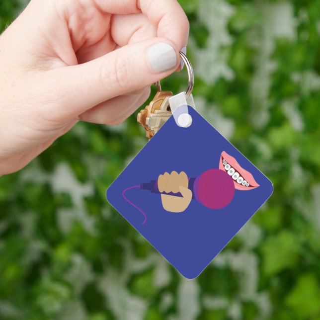 Handling Microphone Key Ring (Hand)