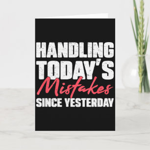 Handling Todays Mistakes Since Yesterday An Escrow Card