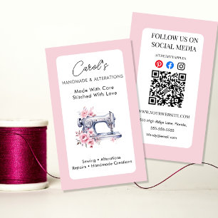 Handmade & Alterations Business Card   Sewing, 