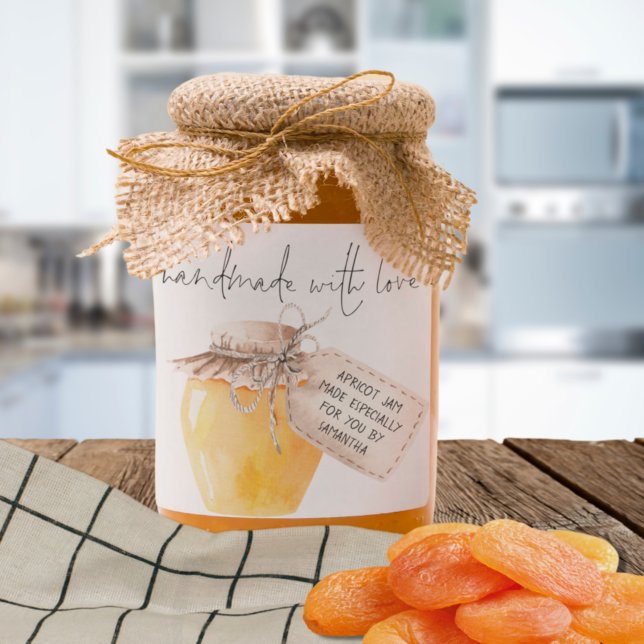 Handmade Apricot Jam Label Name (Creator Uploaded)