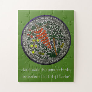 Handmade Armenian Ceramic Plate Jigsaw Puzzle