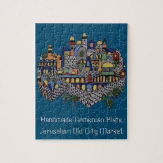 Handmade Armenian Ceramic Plate Jigsaw Puzzle