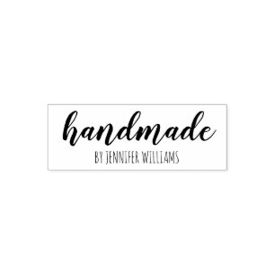 Handmade Artisan Crafter Name Self-Inking Stamp