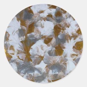 handmade artwork classic round sticker