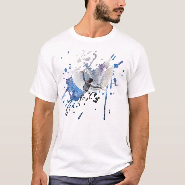 Handmade artwork- dancing with the moon  T-Shirt (Front)