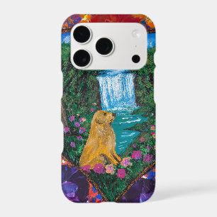 Handmade Artwork – Dog by the Waterfall
