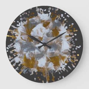 handmade artwork large clock