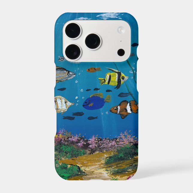 Handmade artwork - Ocean Depths (Back)