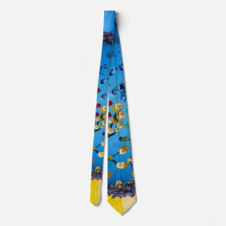 Handmade artwork-    The Flower Wheel Tie