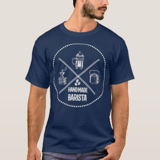 Handmade Barista Vintage Coffee T-Shirt