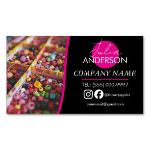 Handmade Beaded Jewellery Business Card Bead Artis