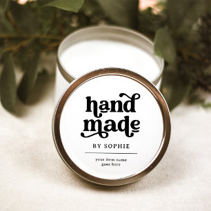 Handmade   Boho Retro Look Packaging Product Label