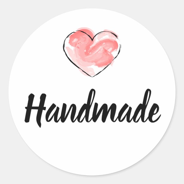 Handmade business stickers (Front)