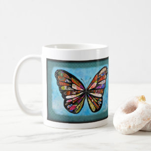 Handmade Butterfly Art Striking Pretty Butterfly Coffee Mug