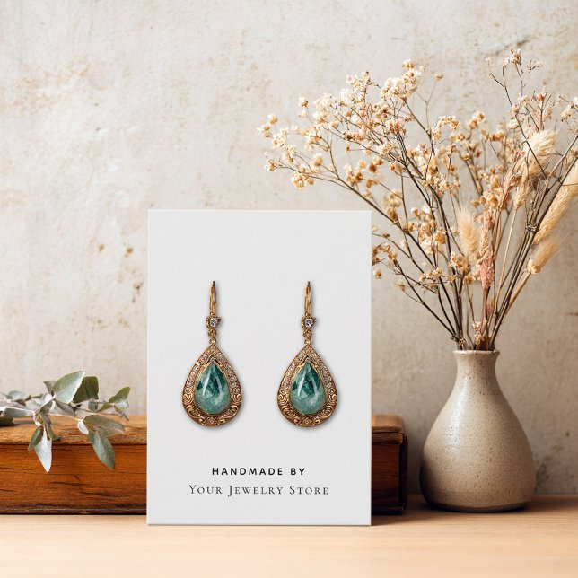 Handmade By Earring Business Cards (Creator Uploaded)