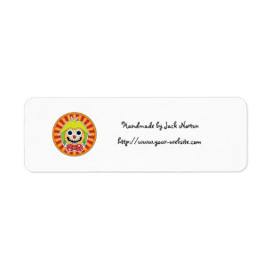 Handmade by - Funny clown Return Address Label