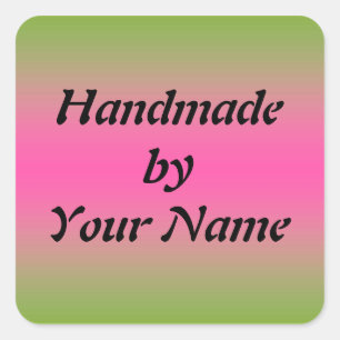 Handmade  by Template sticker