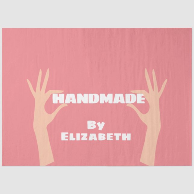Handmade by you tissue paper (Front)