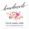 Handmade Calligraphy Pink Floral Small