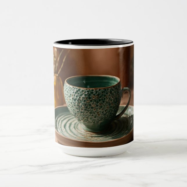 "Handmade Ceramic Mug Set" (Center)