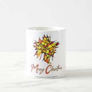 Handmade Christmas Cup with Star Graphic