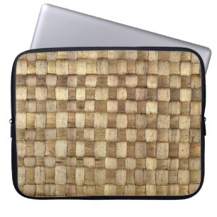 Handmade Craft Basket Seamless Texture Laptop Sleeve
