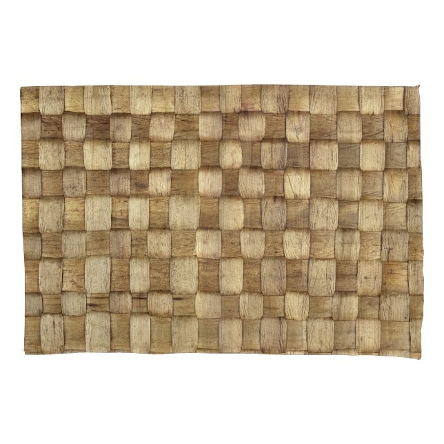 Handmade Craft Basket Seamless Texture Pillowcase (Front)