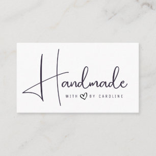 Handmade craft  business card