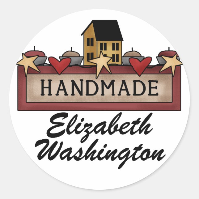 Handmade / Crafter Sticker by SRF (Front)