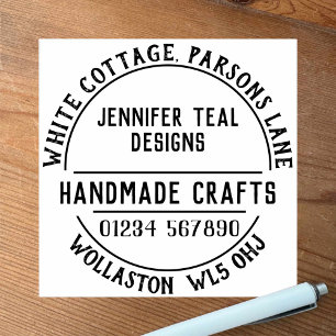 Handmade Crafts Rubber Stamp