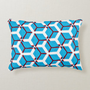 Handmade ethnic pattern, textile texture. decorative cushion