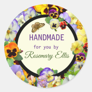 Handmade for You! Classic Round Sticker