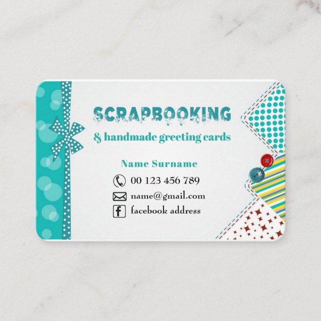 Handmade greeting cards & scrapbooking (Front)