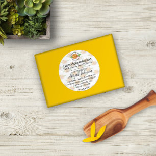 Handmade Homemade Calendula Scrub or Soap Label