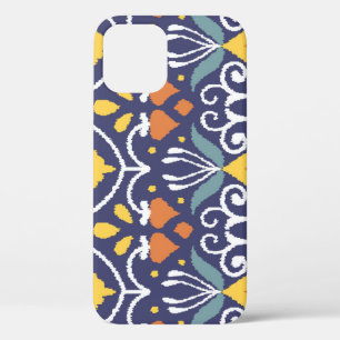 Handmade Ikat: Ethnic Boho Fabric iPhone 12 Case