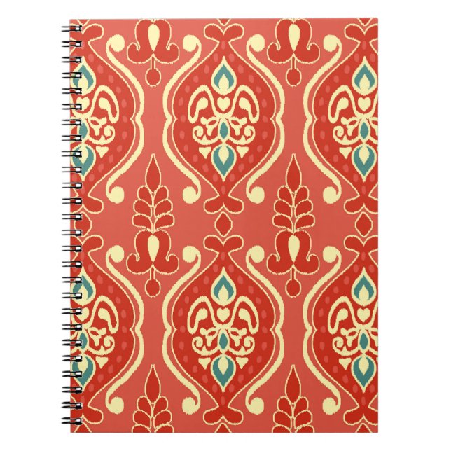 Handmade Ikat: Ethnic Boho Fabric Notebook (Front)