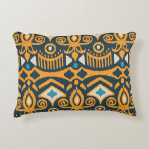 Handmade Ikat: ethnic fabric pattern Decorative Cushion