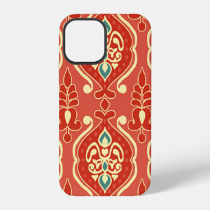 Handmade Ikat fabric. Ethnic seamless pattern. Asi iPhone 12 Case