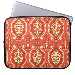 Handmade Ikat fabric. Ethnic seamless pattern. Asi Laptop Sleeve
