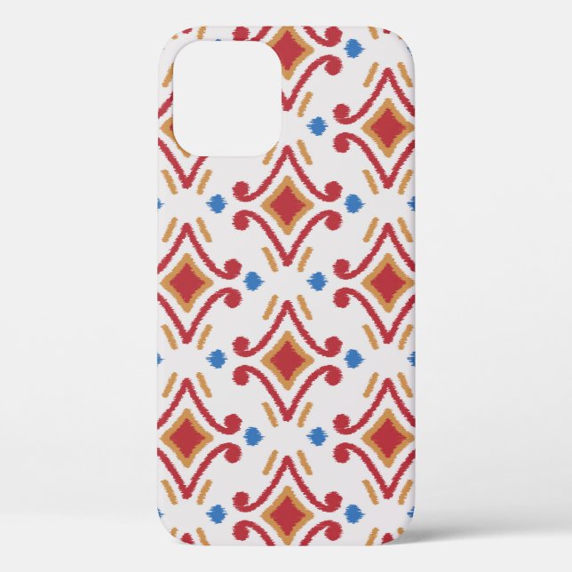 Handmade Ikat fabric, ethnic seamless pattern. Case-Mate iPhone Case (Back)
