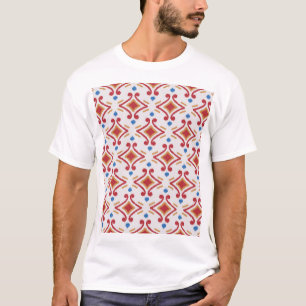 Handmade Ikat fabric, ethnic seamless pattern. T-Shirt