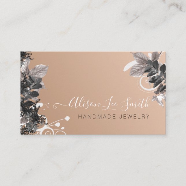 Handmade Jewellery Business Card (Front)