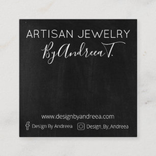 Handmade Jewellery Holder Display Card