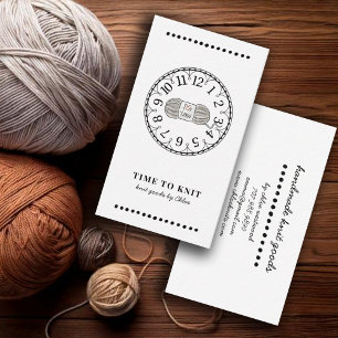 Handmade Knit Goods Business Card