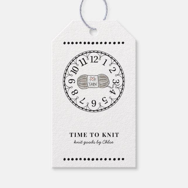 Handmade Knit Goods Price Gift Tags (Front)