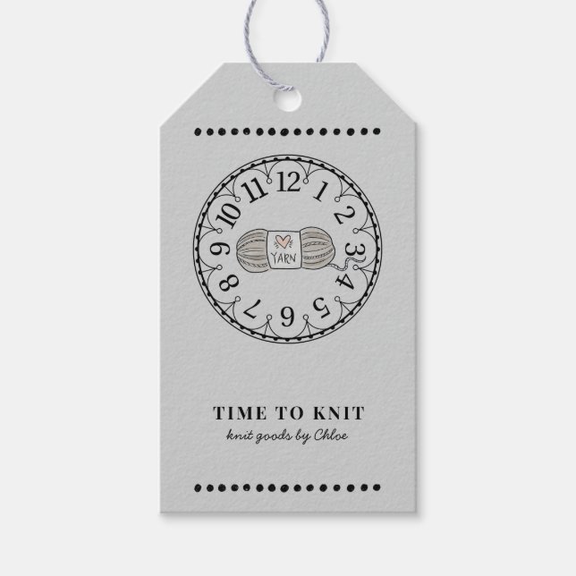 Handmade Knit Goods Price Tags (Front)