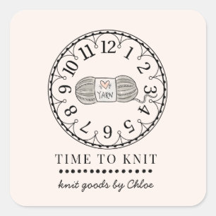 Handmade Knit Goods Product Label