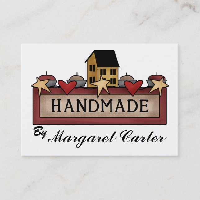 Handmade - Knitting Business Card (Front)